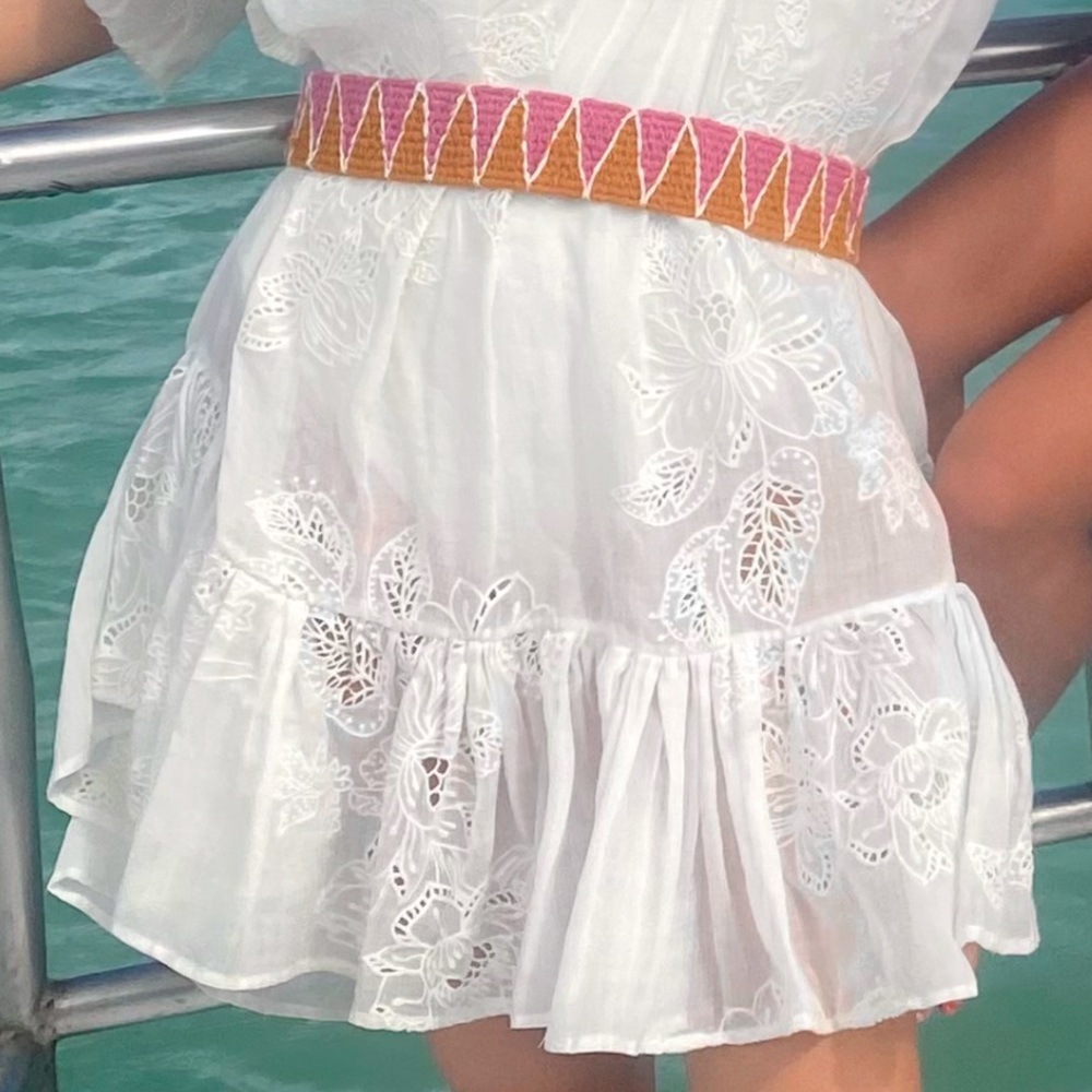 SOLd SOLD SOLD Gorgeous Zimmerman dress w slip and belt - worn once - size 1 - Picture 3 of 5
